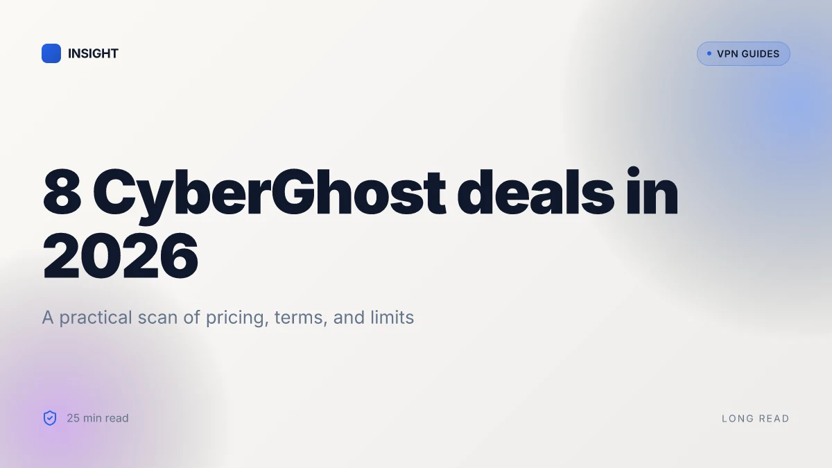 8 CyberGhost deals that actually save you money in 2026 (May 2026 Update)