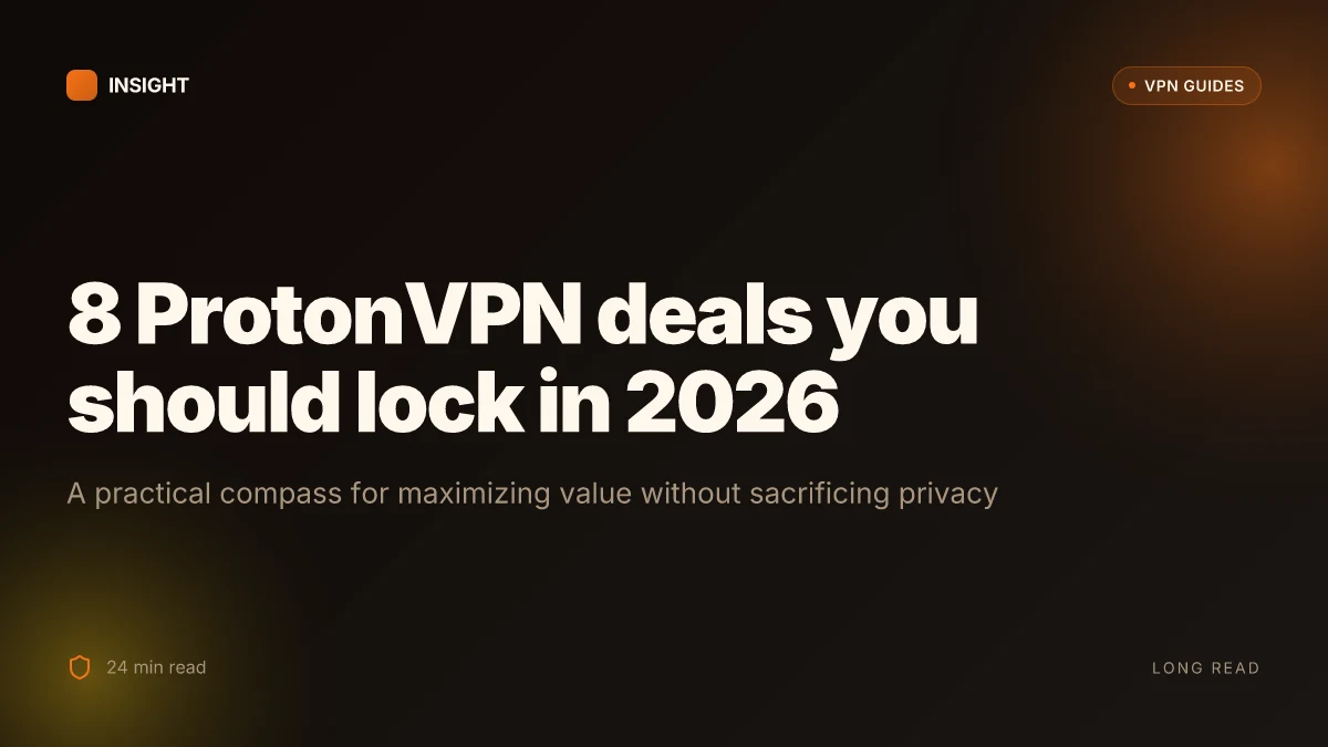 8 ProtonVPN deals you should lock in 2026